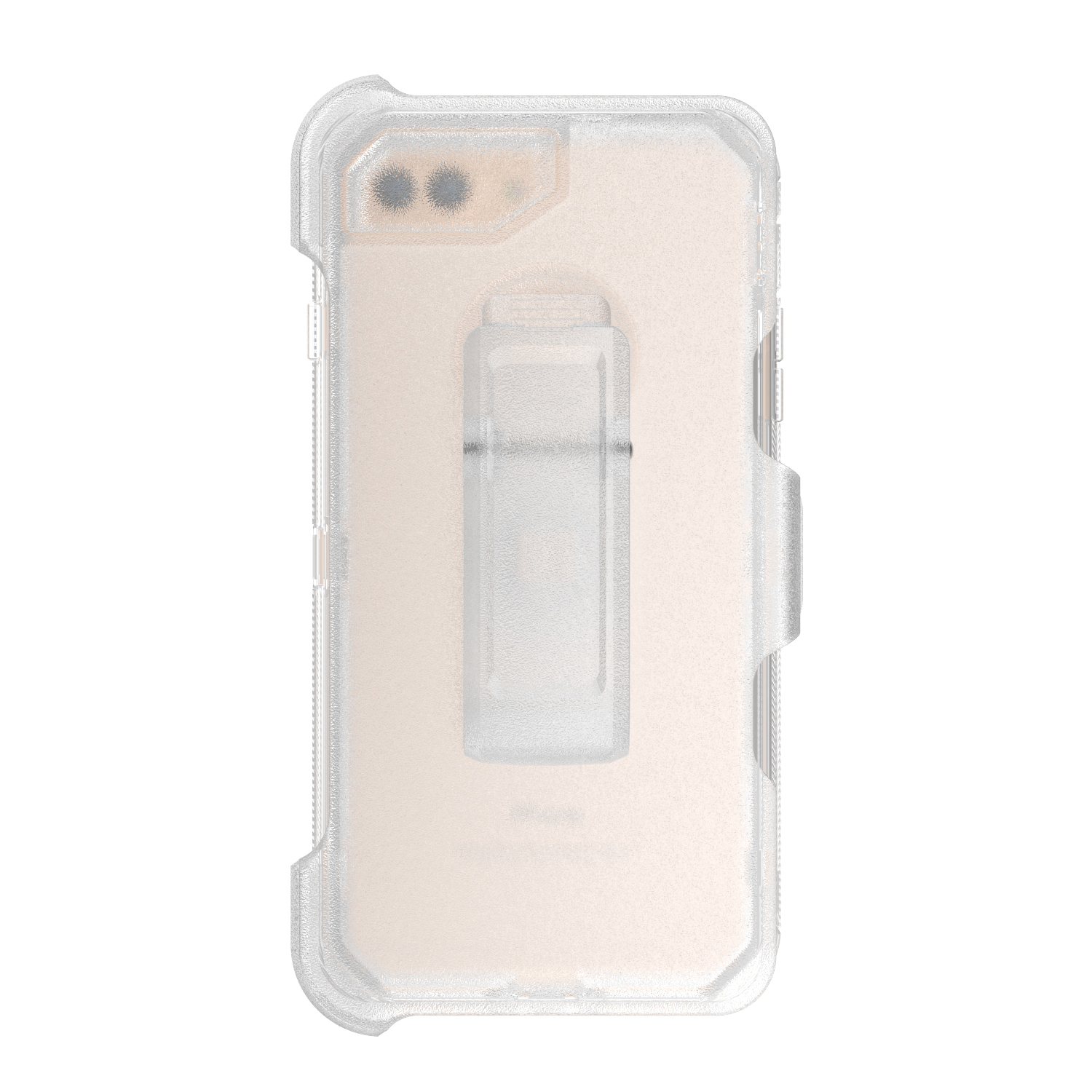 iPHONE Xs Max Premium Armor Robot Clip Only (Clear)